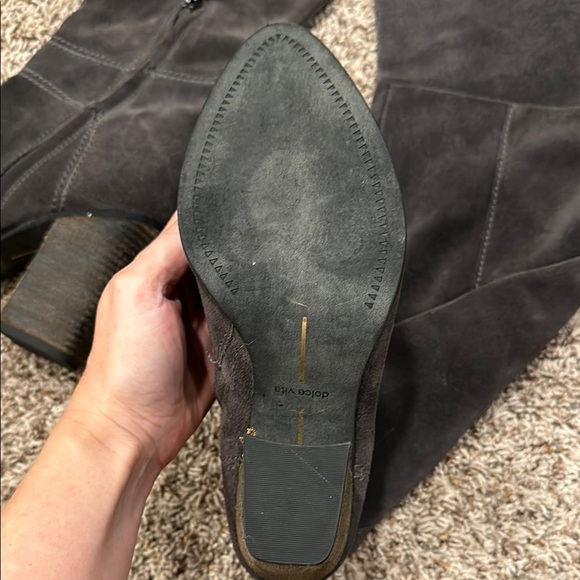 Dolce Vita Black Over the Knee Boots size 7 suede perfection! - Picture 8 of 12